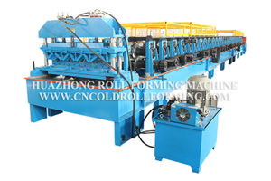 DECKING PLATE ROLL FORMING MACHINE